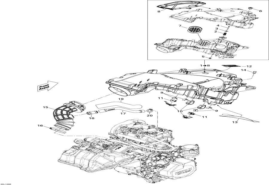 Snowmobile   - Air Intake System / Air   System