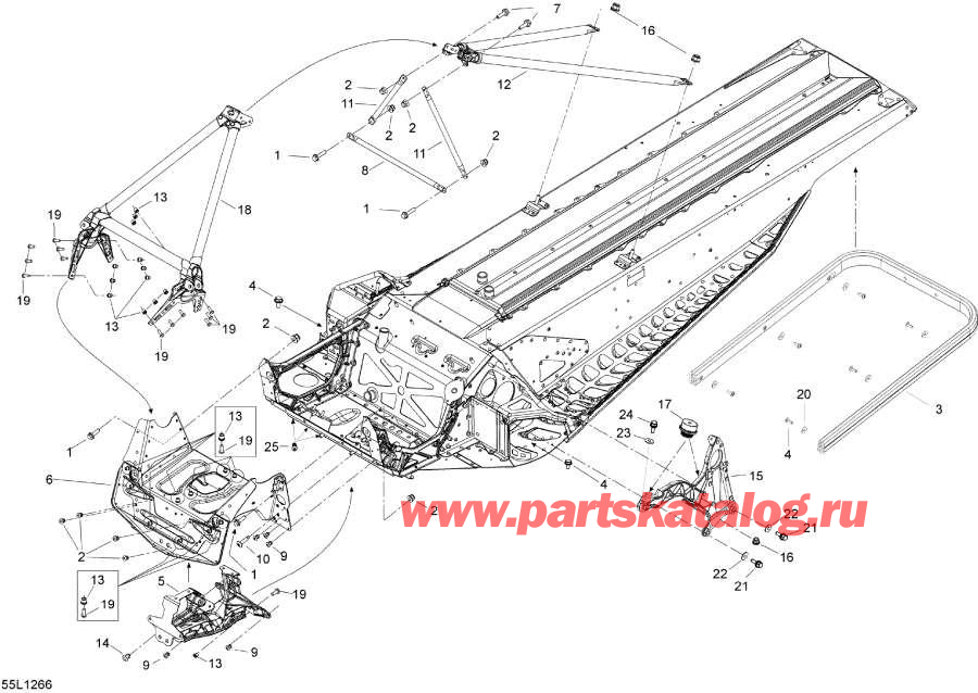 Snowmobiles lynx  - Frame And Components -   Components