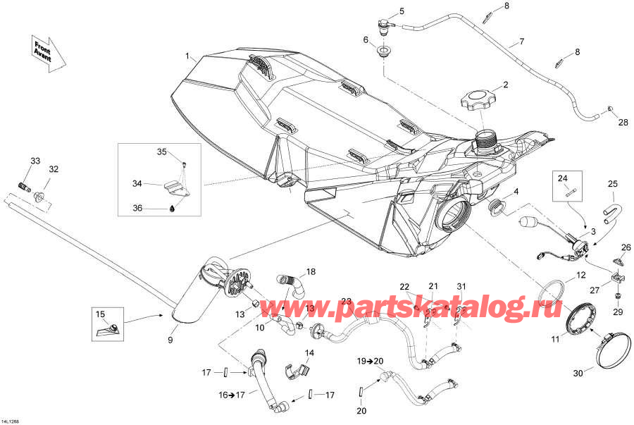 Snowmobiles Lynx  - Fuel System -  