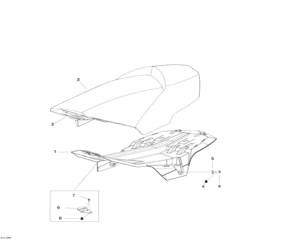 Snow mobile   - Seat / 