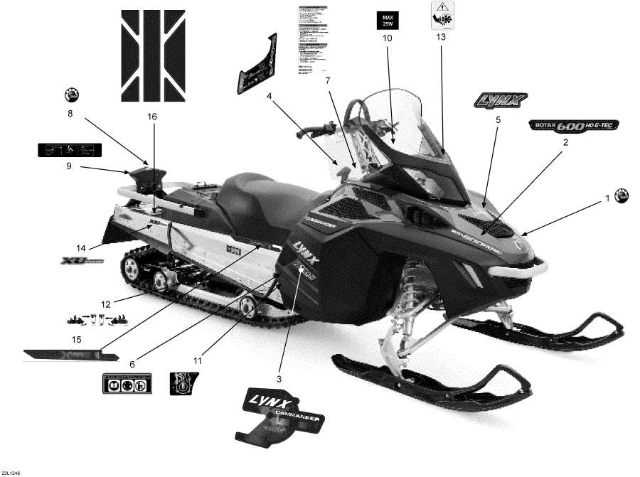 Snowmobile Lynx  - 