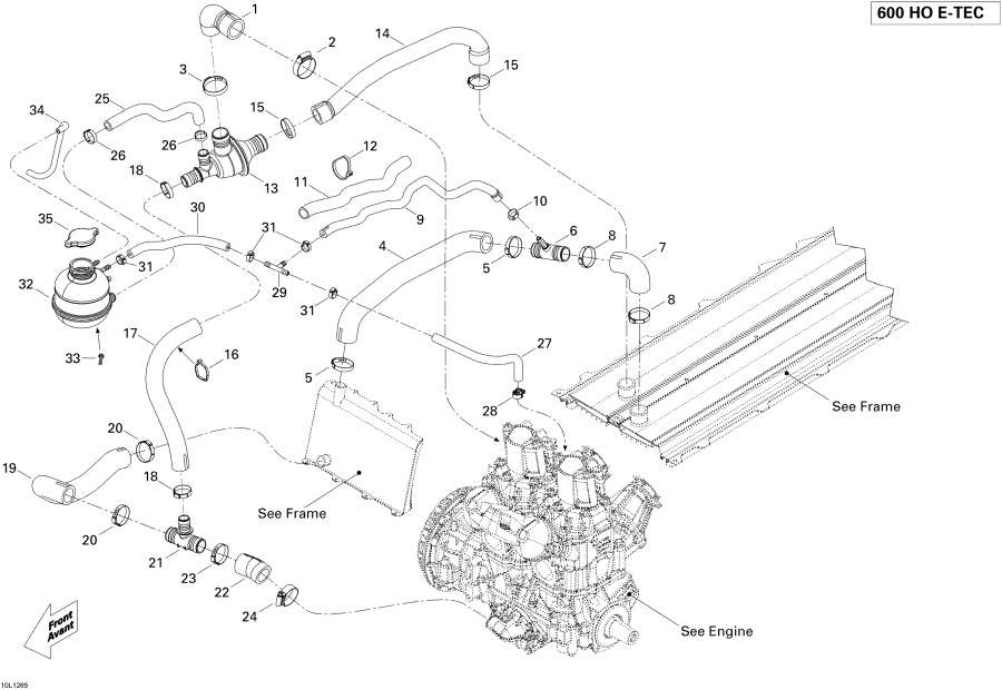 Snowmobile   -  System / Cooling System