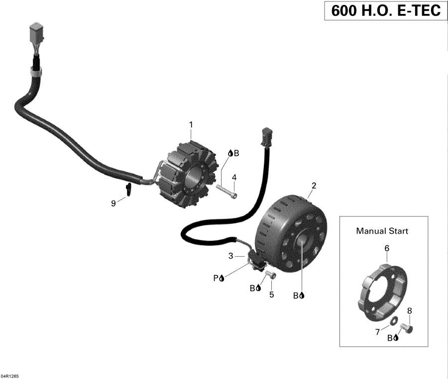 Snowmobiles Lynx  - Magneto / 