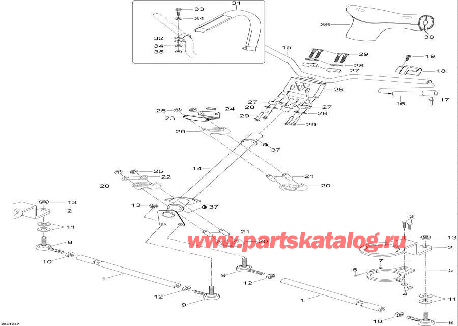 Snowmobile Lynx  - Steering System /   System