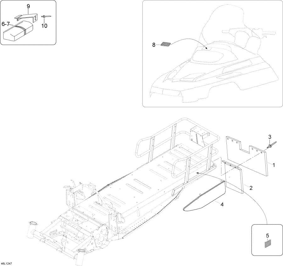 Snowmobile lynx  - Utilities