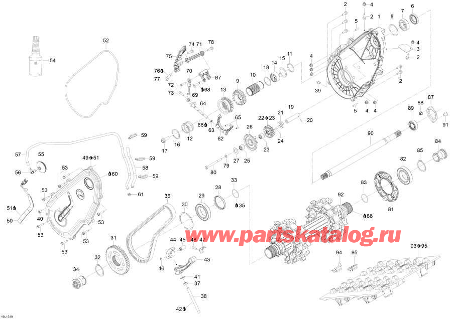 Snowmobiles Lynx  - Drive System - Drive System