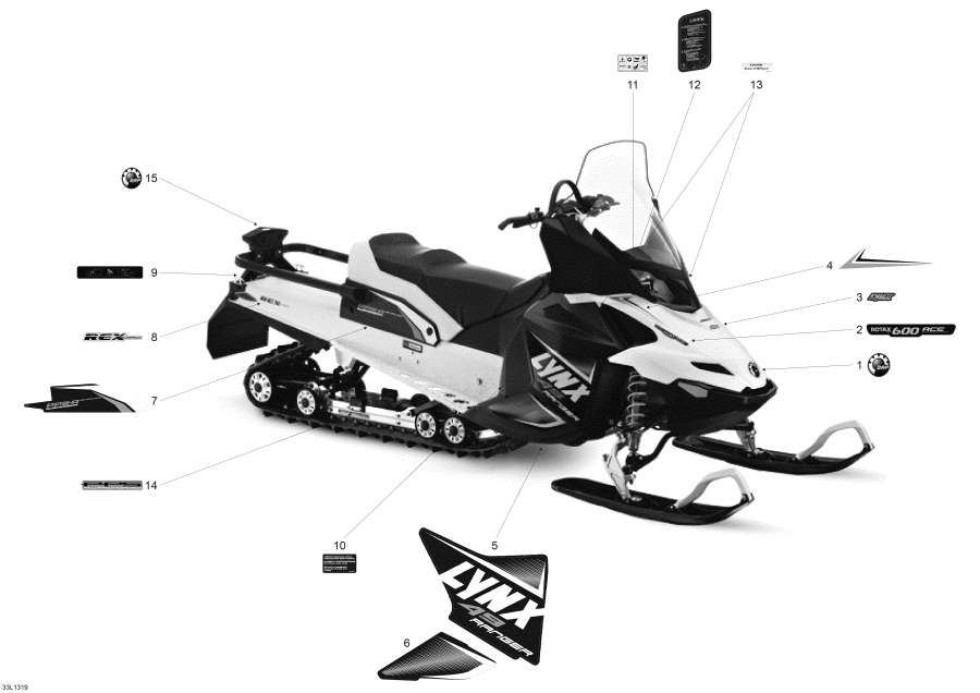 Snowmobiles   -  - Decals