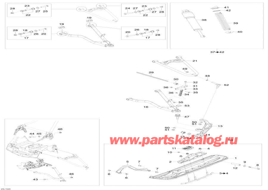    -     / Front Suspension And Ski