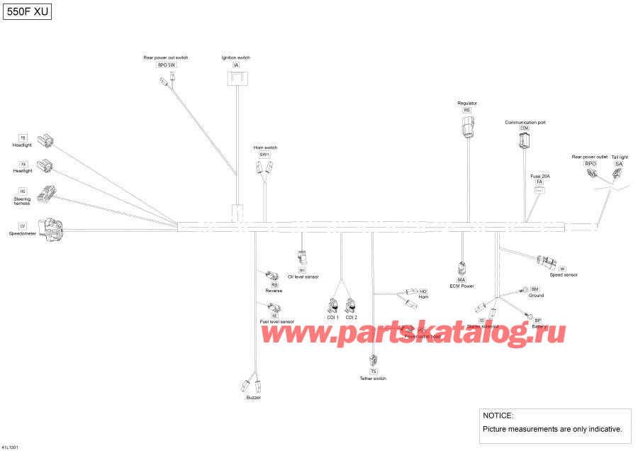 Snowmobiles Lynx  -  -   / Electrical Harness