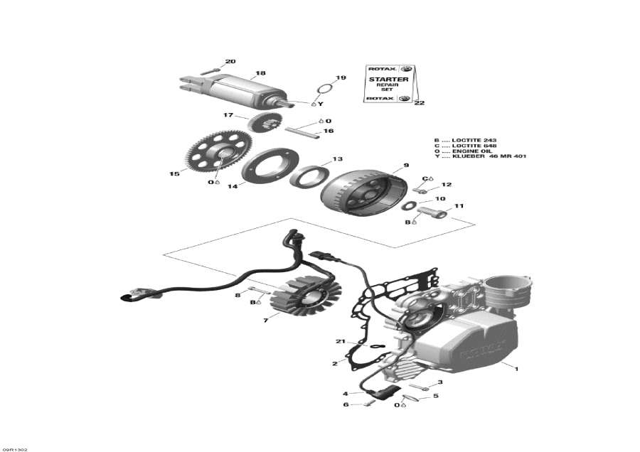 Snowmobile lynx  -    / Magneto And Electric Starter