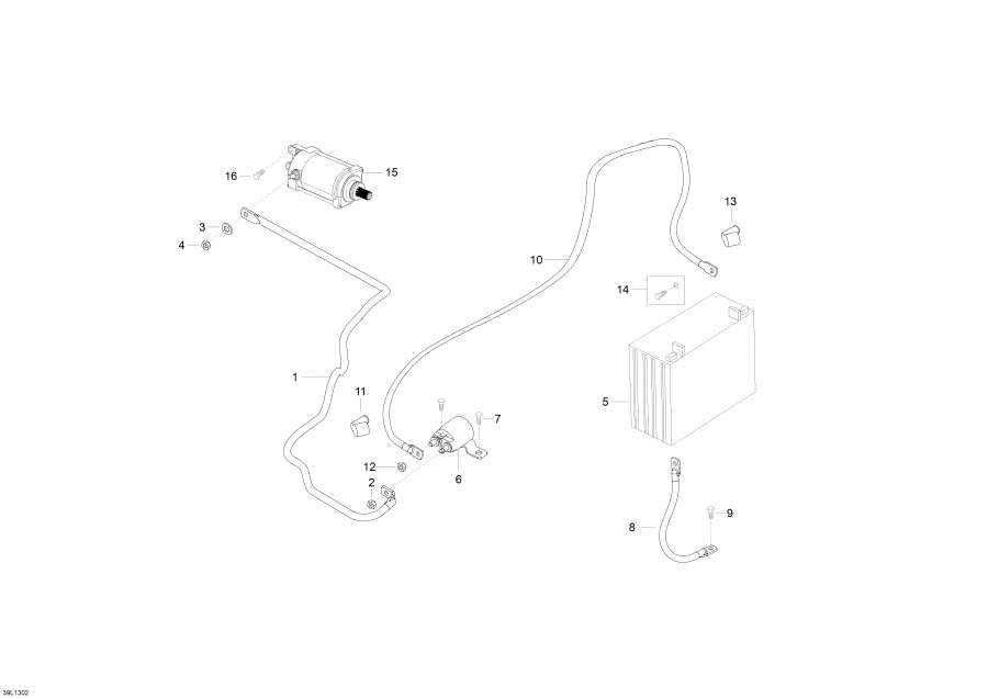 Snow mobile   - Battery  