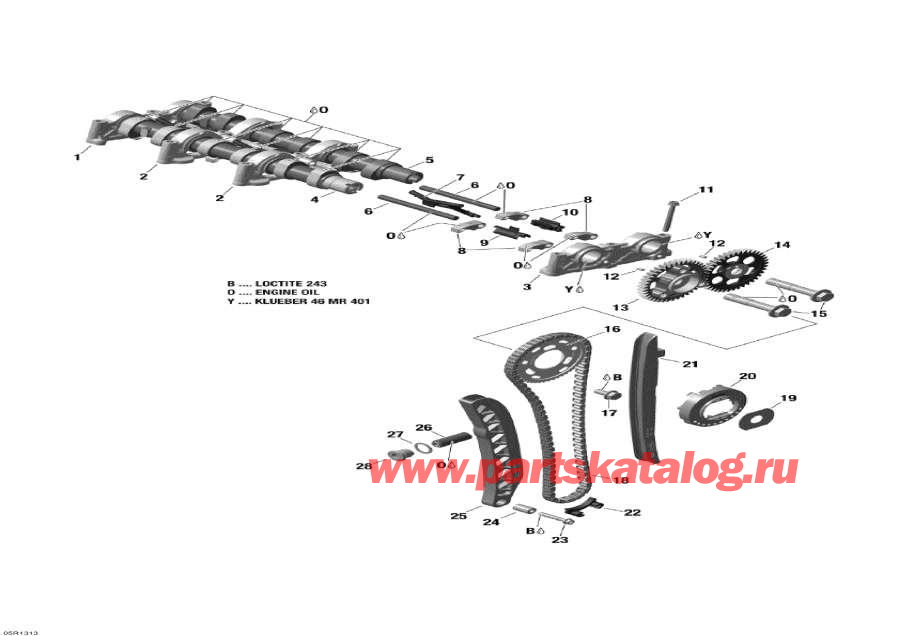  Lynx  - Camshafts And Timing Chain