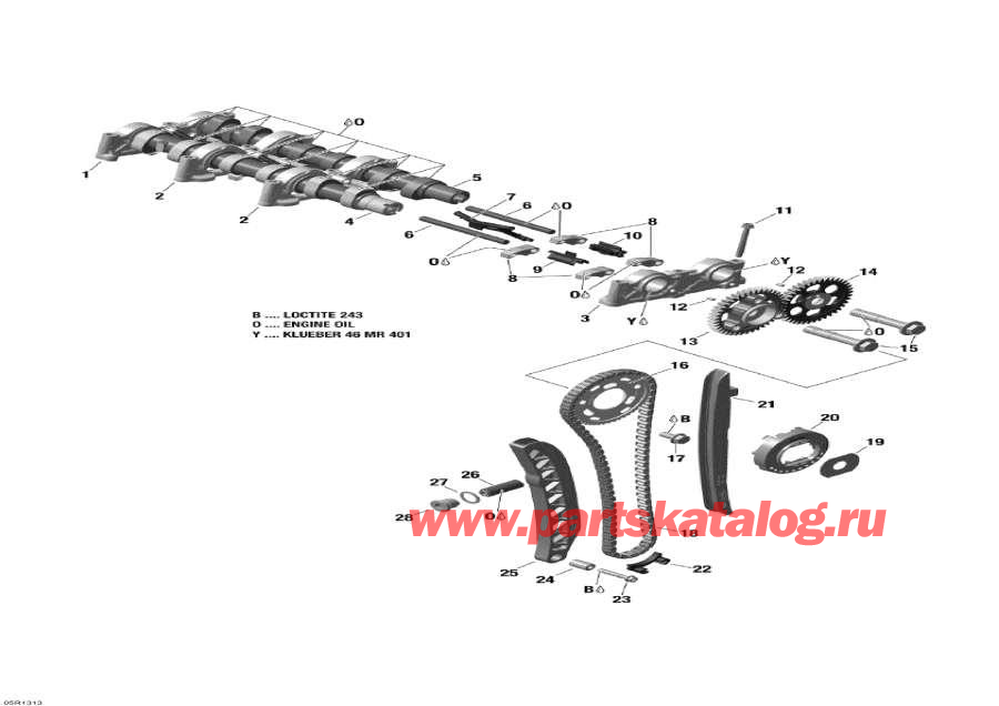 Snowmobile lynx  -     ,Camshafts And Timing Chain