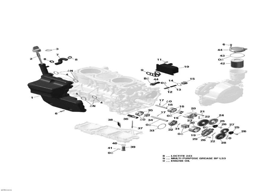 Snowmobiles   - Engine Lubrication -  