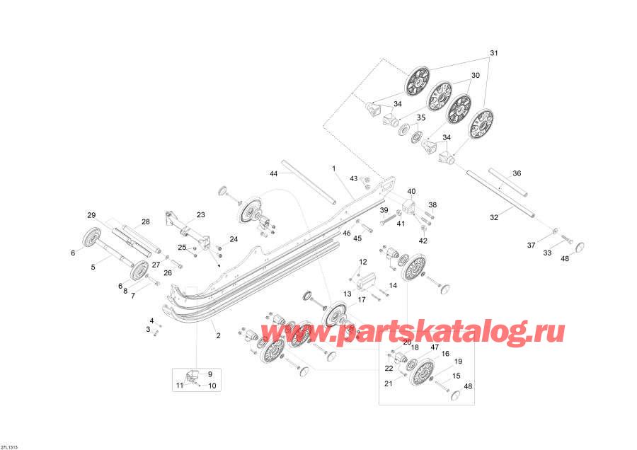 Snowmobile Lynx  - Rear Suspension