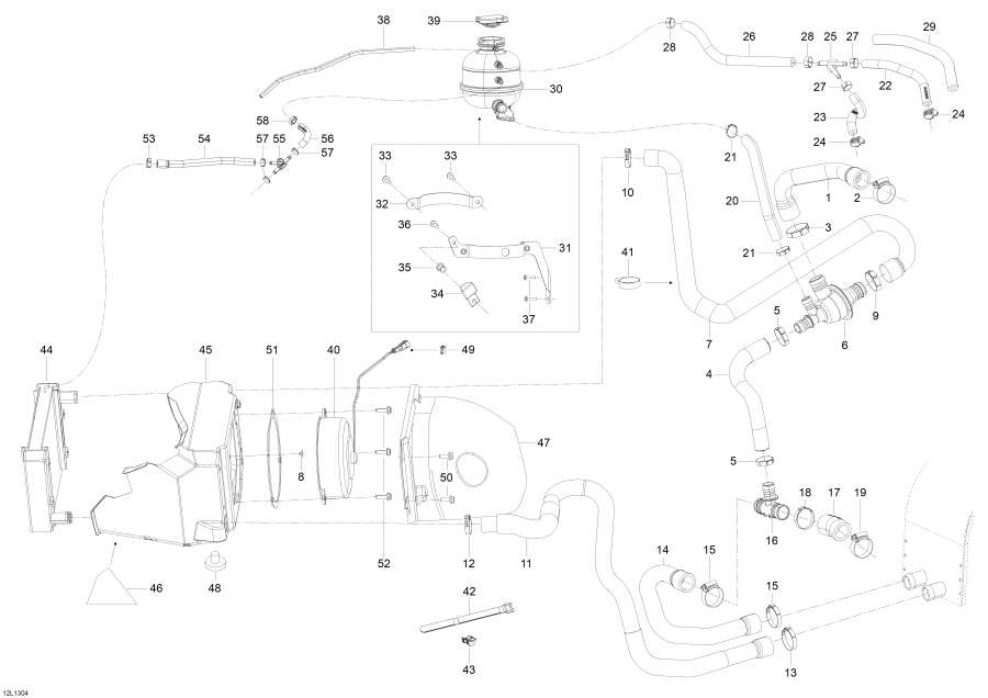 Snowmobiles   - Cooling System /  System