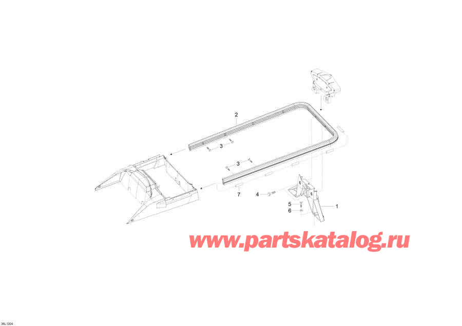 Snowmobile Lynx  - Cargo Rack / Cargo Rack
