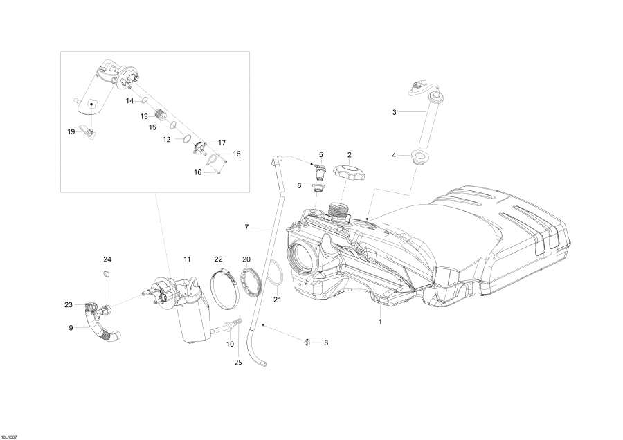 Snow mobile lynx  -   - Fuel System