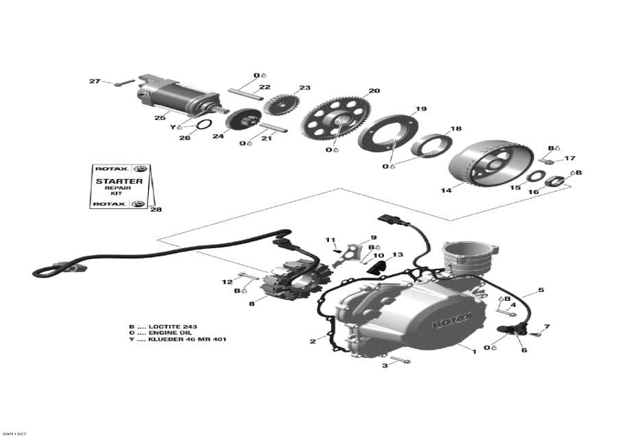 Snow mobile   - Magneto And Electric Starter /   