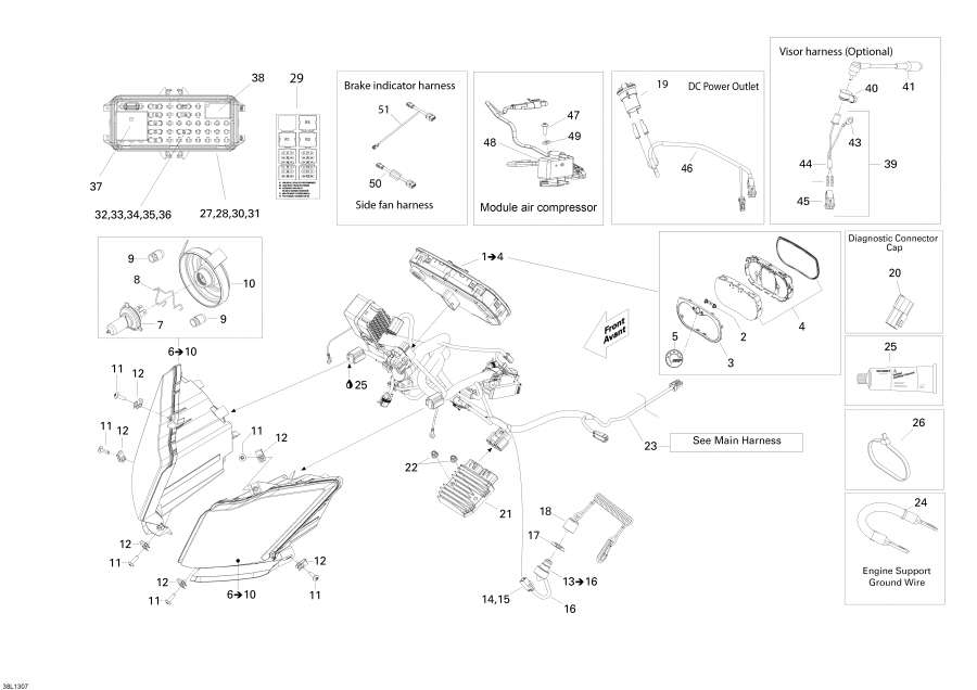 Snowmobile   -  System - Electrical System