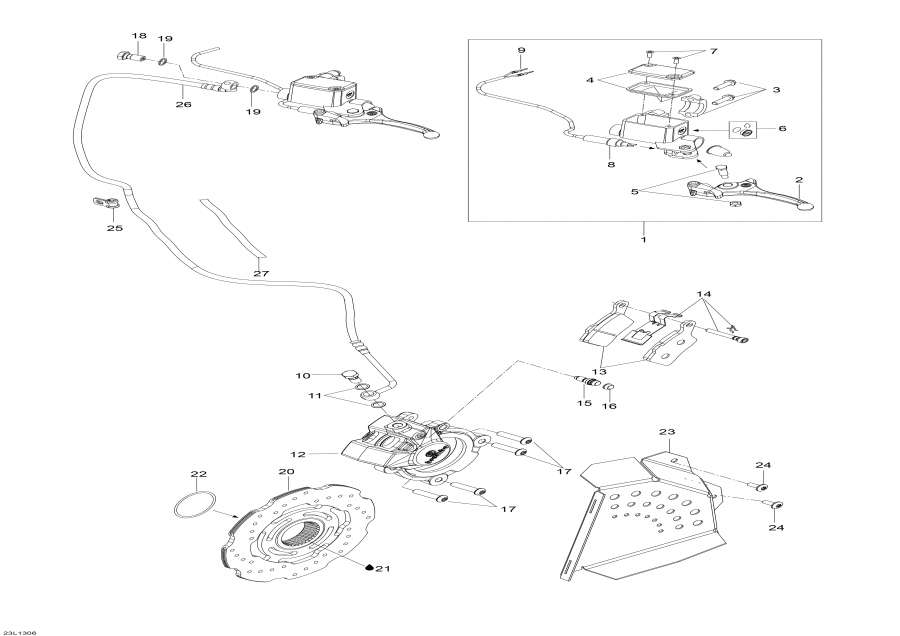 Snowmobiles lynx  - Hydraulic Brakes /  