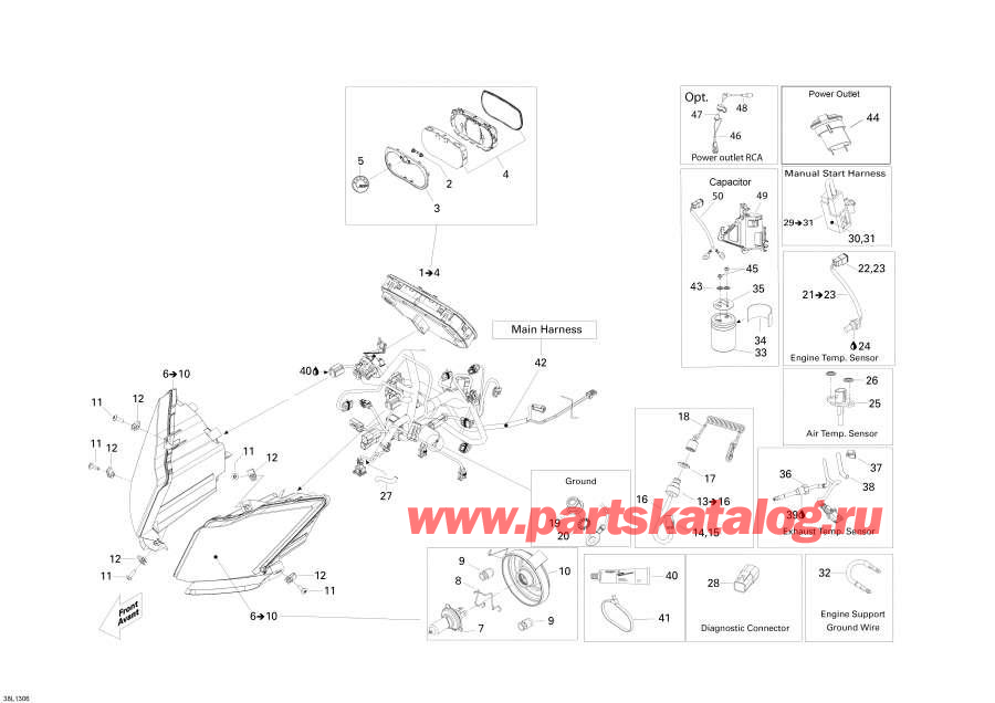 Snowmobile lynx  - Electrical System, System