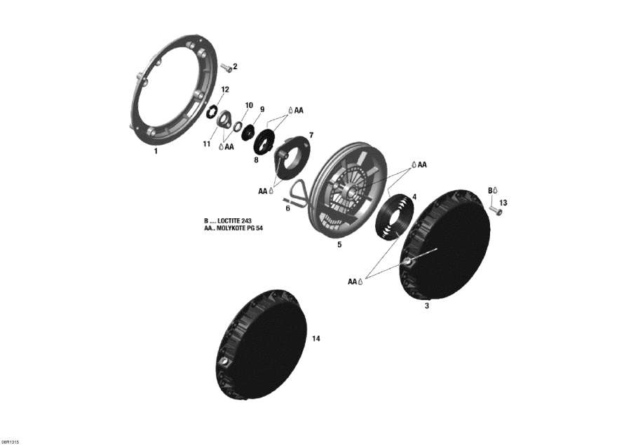 Snowmobiles lynx  - Rewind  / Rewind Starter