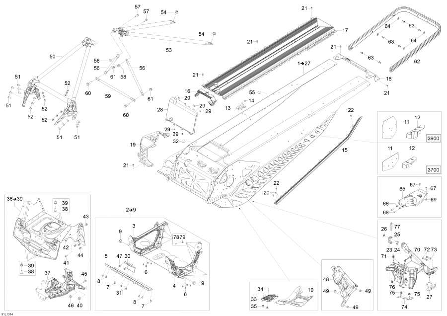 Snowmobiles lynx  - ���� - Frame