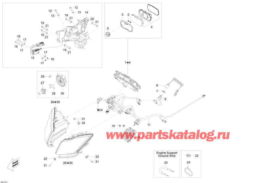 Snowmobiles lynx  -  System