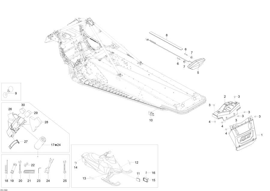 Snow mobile lynx  - Utilities