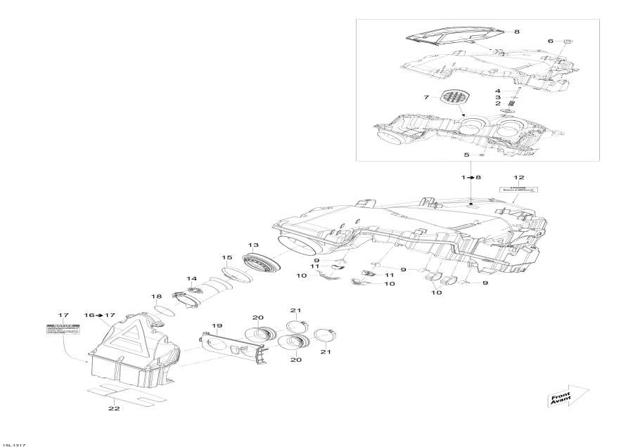 Snowmobile   - Air   System / Air Intake System