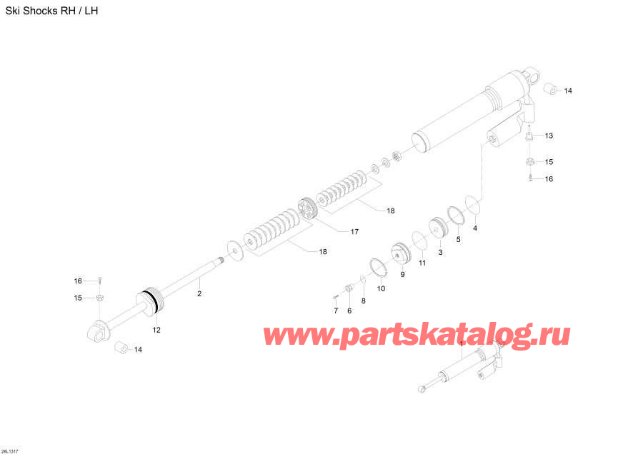 Snowmobile   - Ski Shocks - Ski Shocks