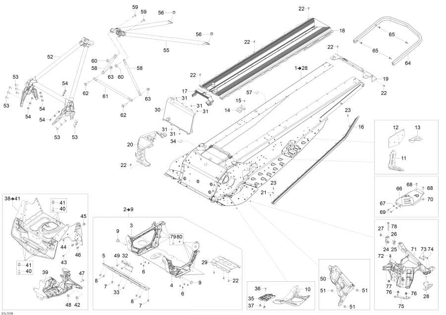 Snowmobile   - Frame