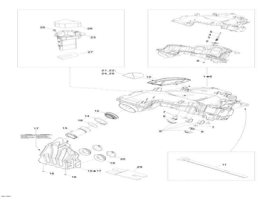 Snow mobile   - Air Intake System - Air   System