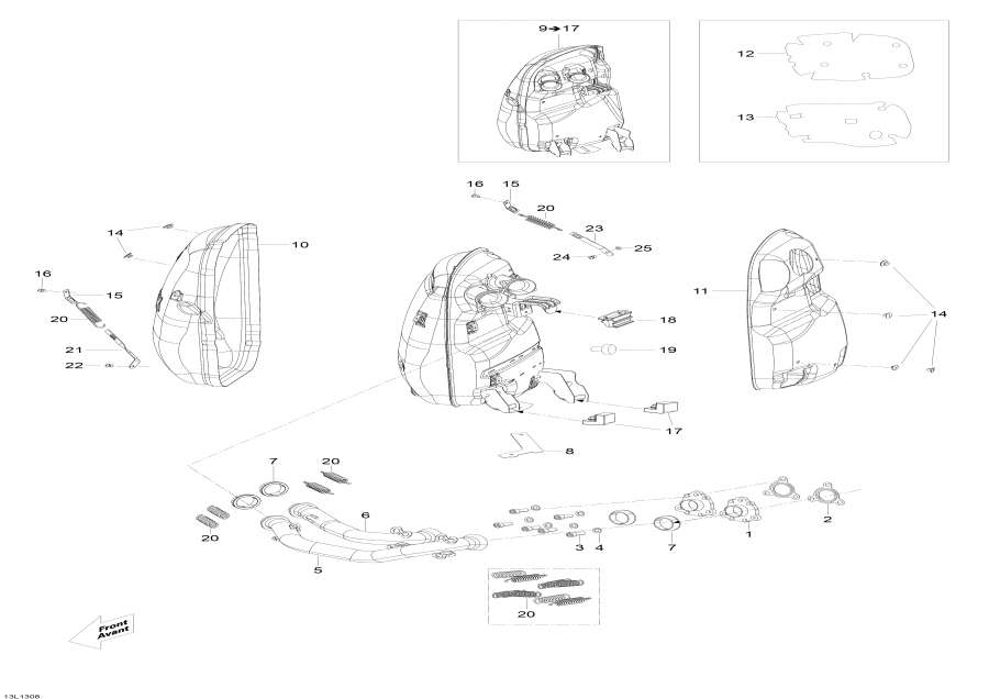 Snowmobiles   - Exhaust System -  