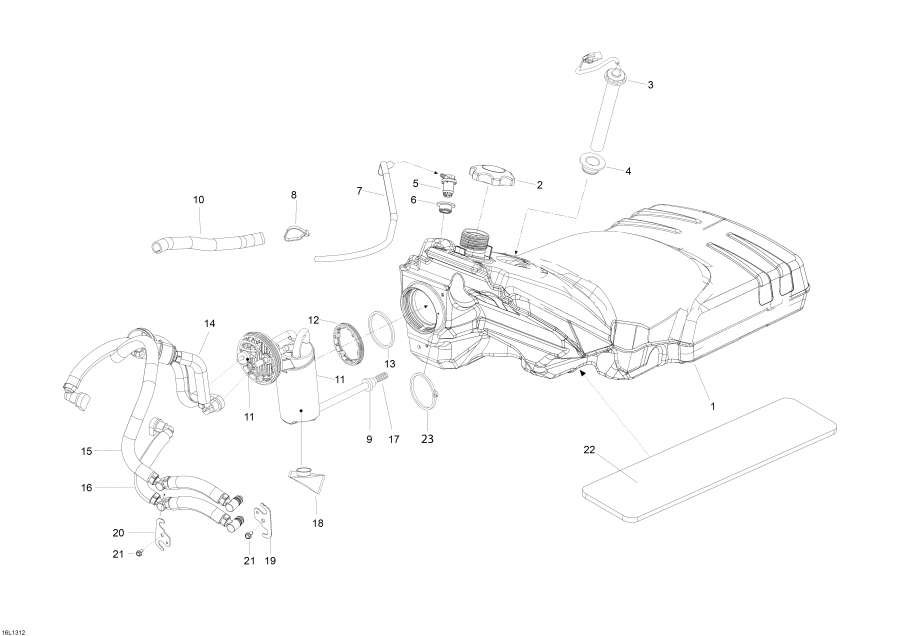 Snowmobiles lynx  - Fuel System,��������� �������