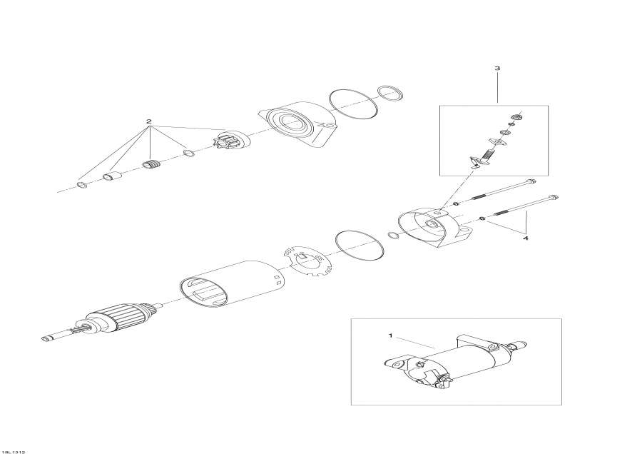 Snowmobiles Lynx  - Electric Starter