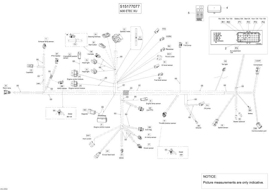 Snowmobiles lynx  - Electrical Harness /  -  