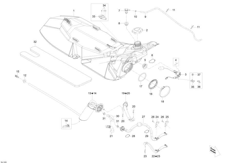 Snowmobile lynx  -   - Fuel System