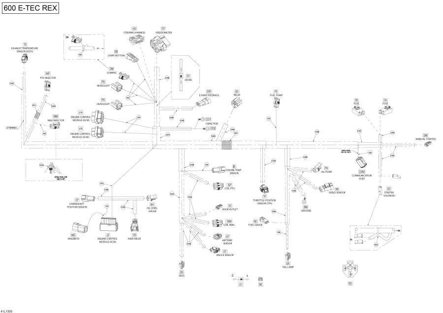 Snowmobiles   -  -   / Electrical Harness