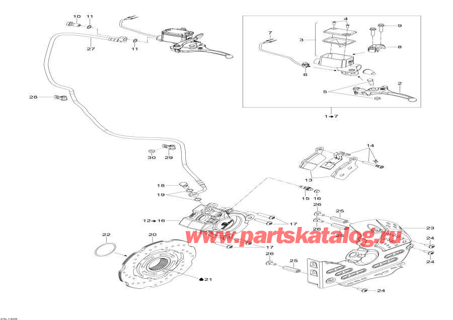 Snowmobiles   - Hydraulic Brakes