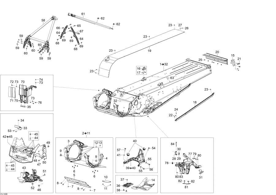 Snow mobile Lynx  - 