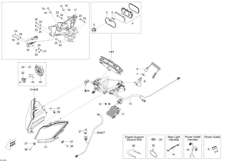 Snowmobiles   -  System - Electrical System