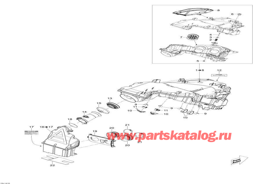 Snowmobile lynx  - Air   System