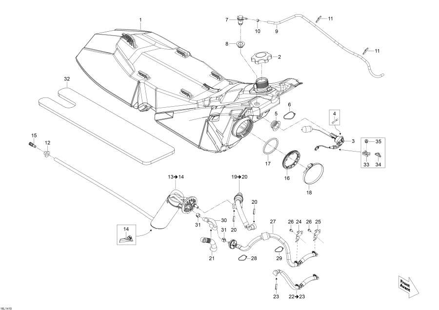 Snowmobiles   - Fuel System -  