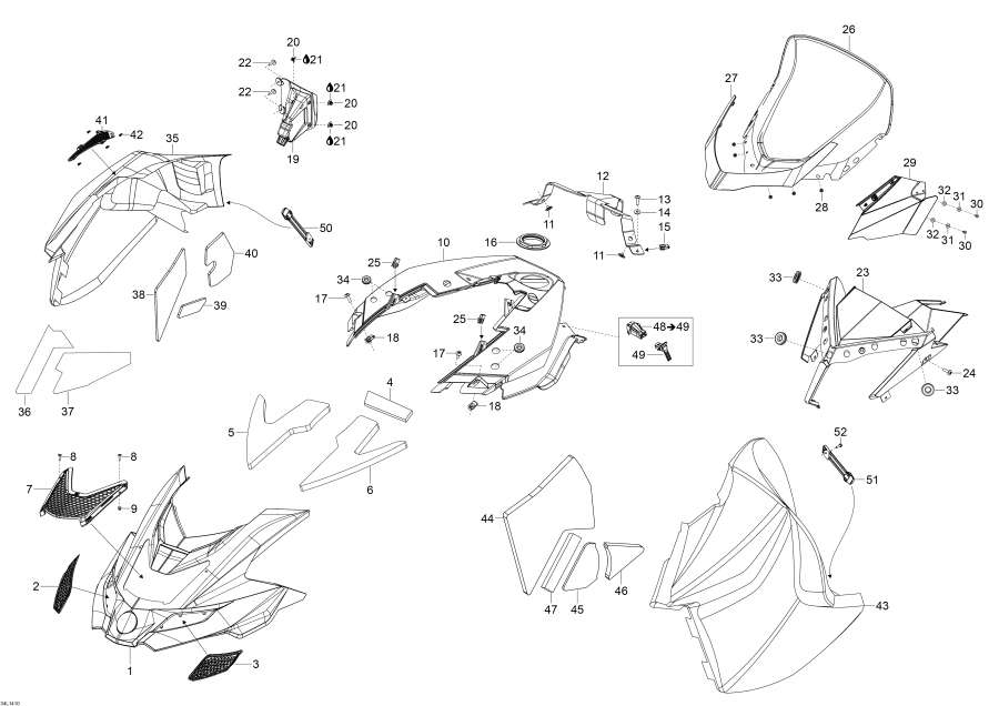 Snowmobiles �����  - Hood