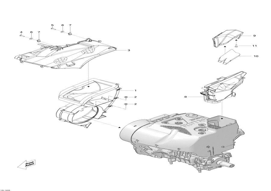 Snowmobiles Lynx  - Cooling System -  System