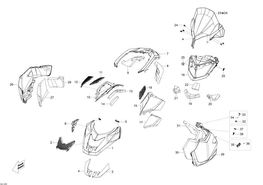 �������� lynx  - Hood And Windshield