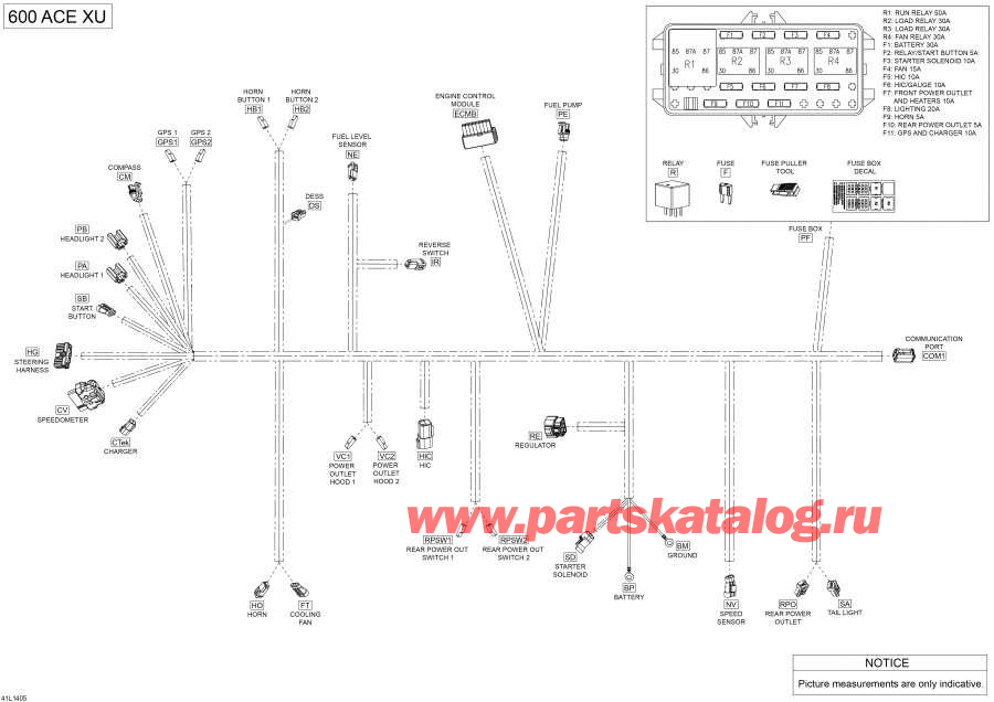 Snow mobile   - Electrical Harness -  -  