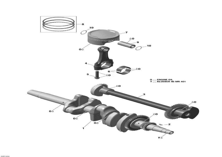 �������� Lynx  - crankshaft, Pistons And Balance Shaft,��������, ������ � Balance ���